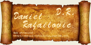 Daniel Rafailović vizit kartica